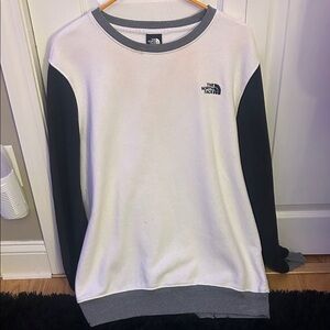 The North Face Black and White Crewneck